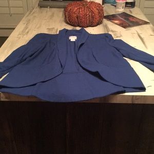 Blue light weight blazer